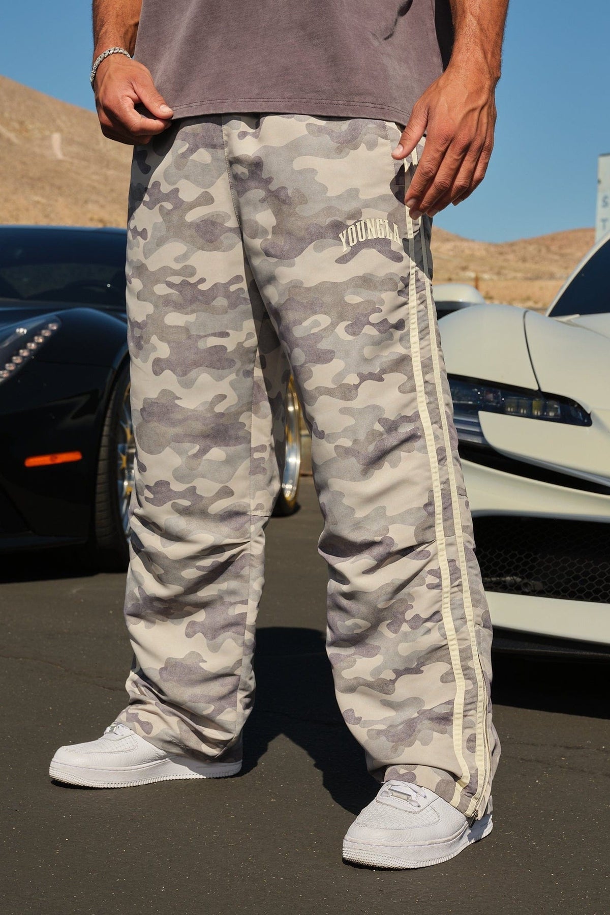 249 - Camo Flagship Track Pants - OG Desert Camo