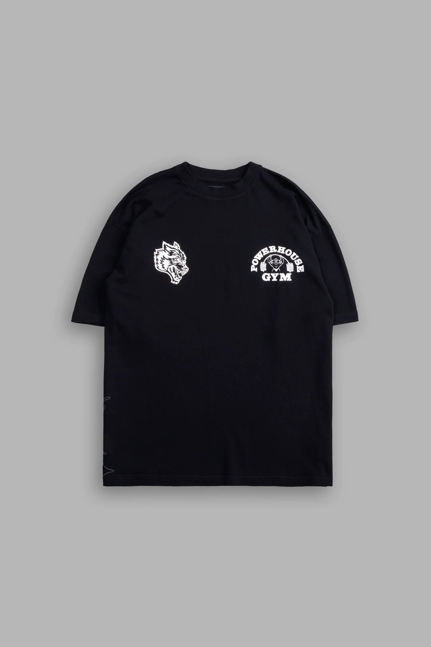 DS-0111 NFGU Powerhouse “Premium” Oversized Tee in Black