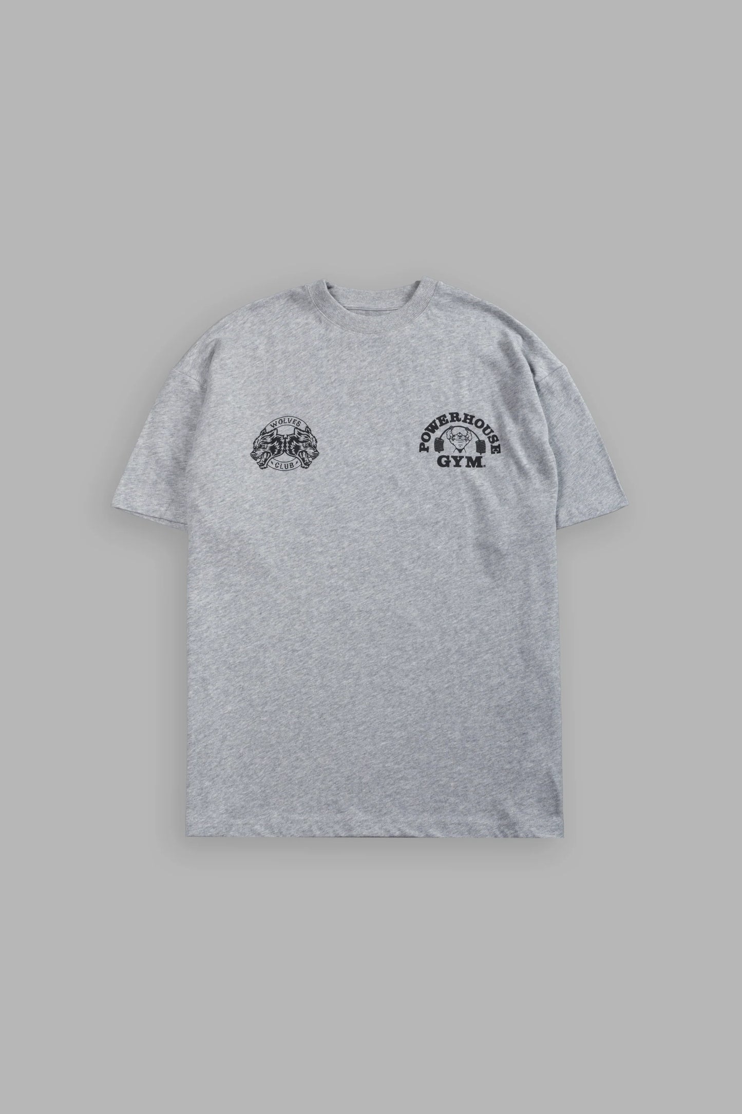 DS-0114 Powerhouse Hesh Premium Oversized Tee in Light Athletic Gray
