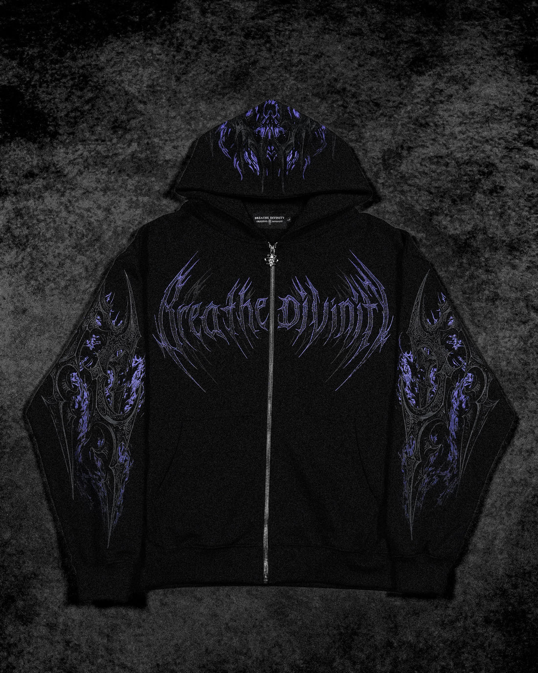 BD-0098 Berserker Oversized Zip-up Hoodie [DUSK]