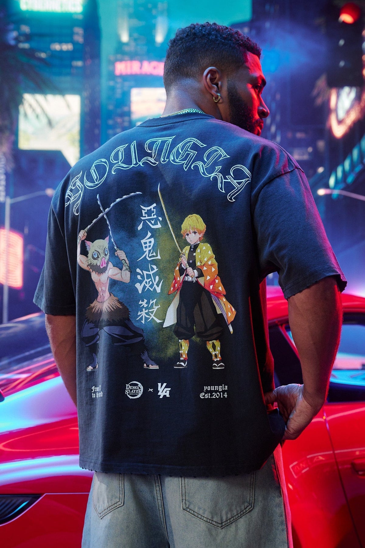 4266 - Demon Slayer: Kimetsu no Yaiba - Character Tees - Swordsmen Duo