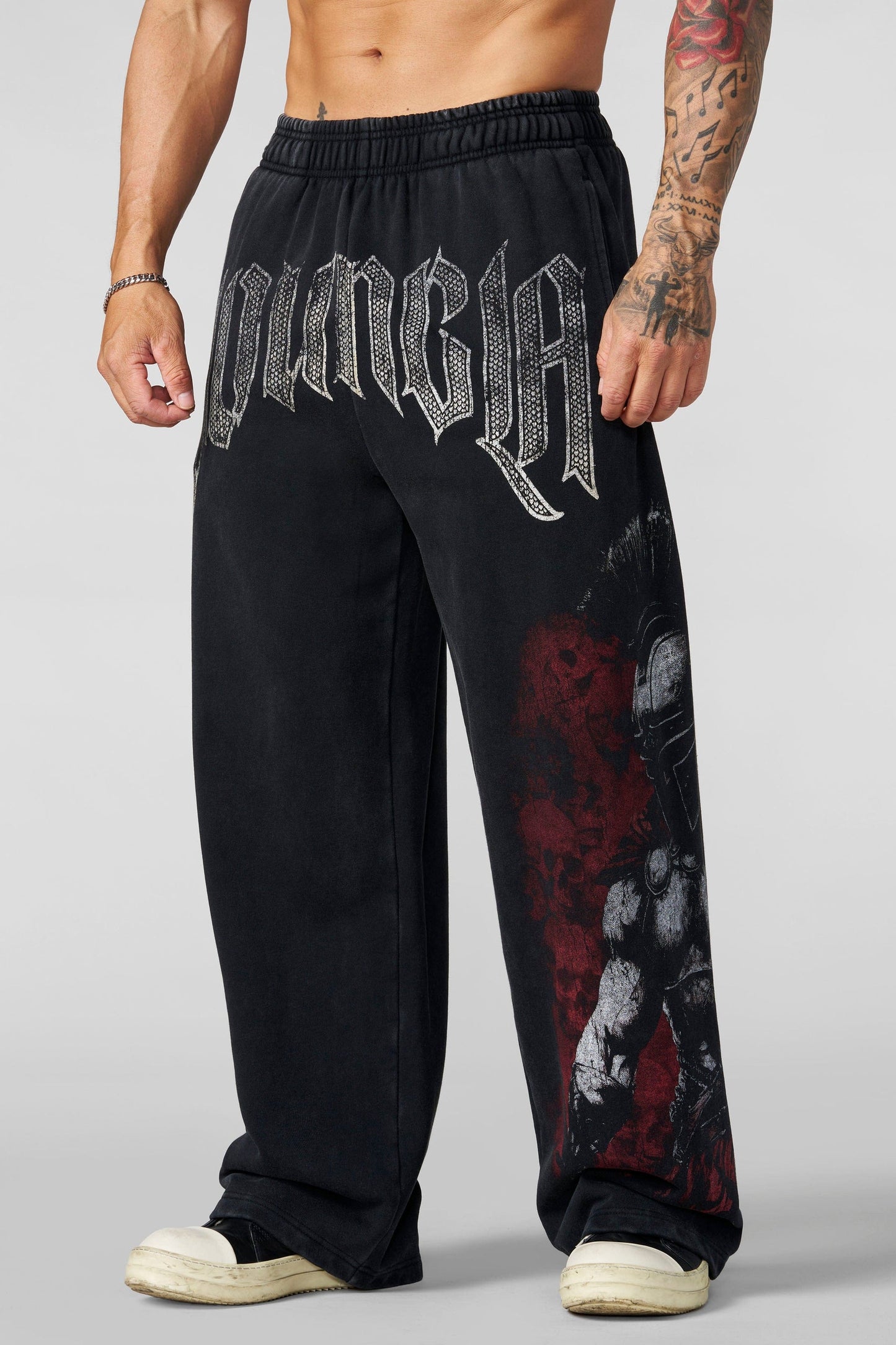 2097 - YLA x Axel - Spartan Sweats - Black/Red