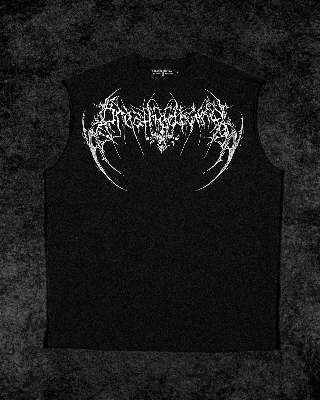 BD-0084 Heaven’s Gate Cut-off Tee [VOID BLACK]