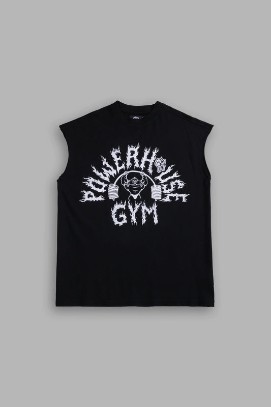 DS-0115 Iron Flame “Premium” Muscle Tee in Black