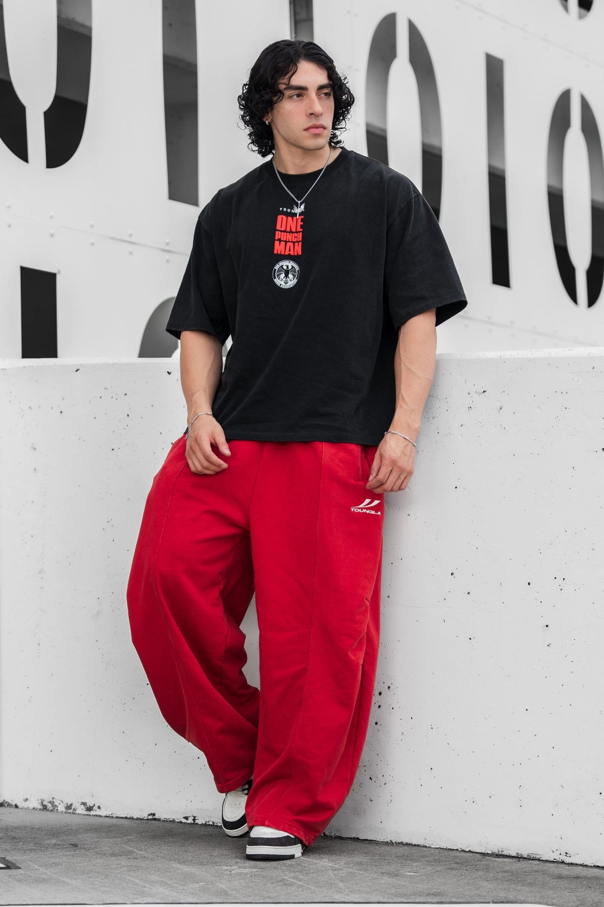 2071 - Baggy Ass Sweats - Red Wash