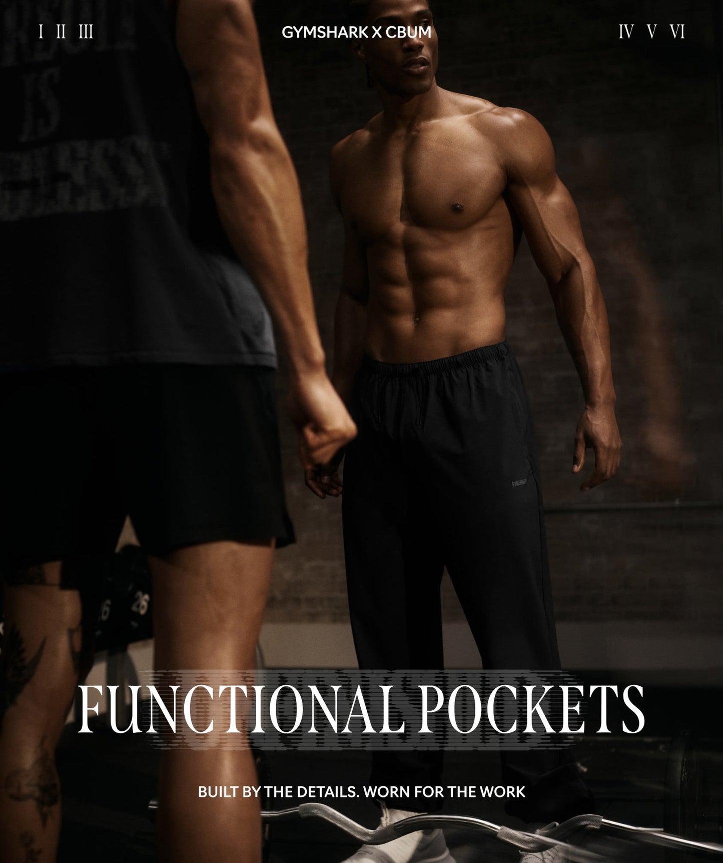 GS-0106 Gymshark x CBUM Lightweight Jogger - Black