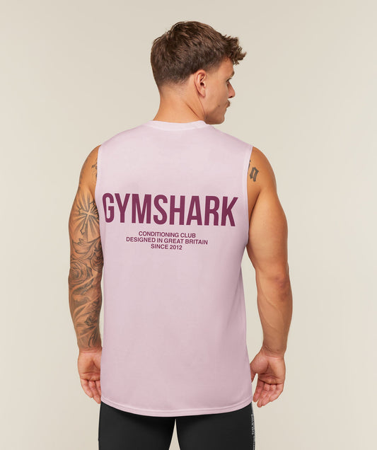 GS-0059 Conditioning Club Washed Tank - Haze Pink/Soft Brown/Wash