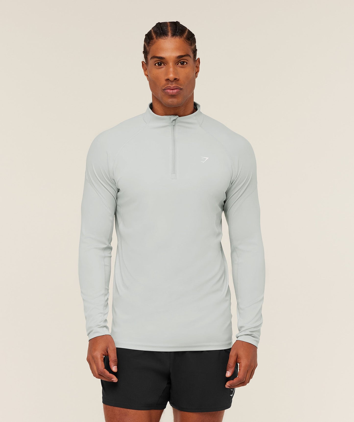 GS-0054 Performance 1/4 Zip - Light Grey