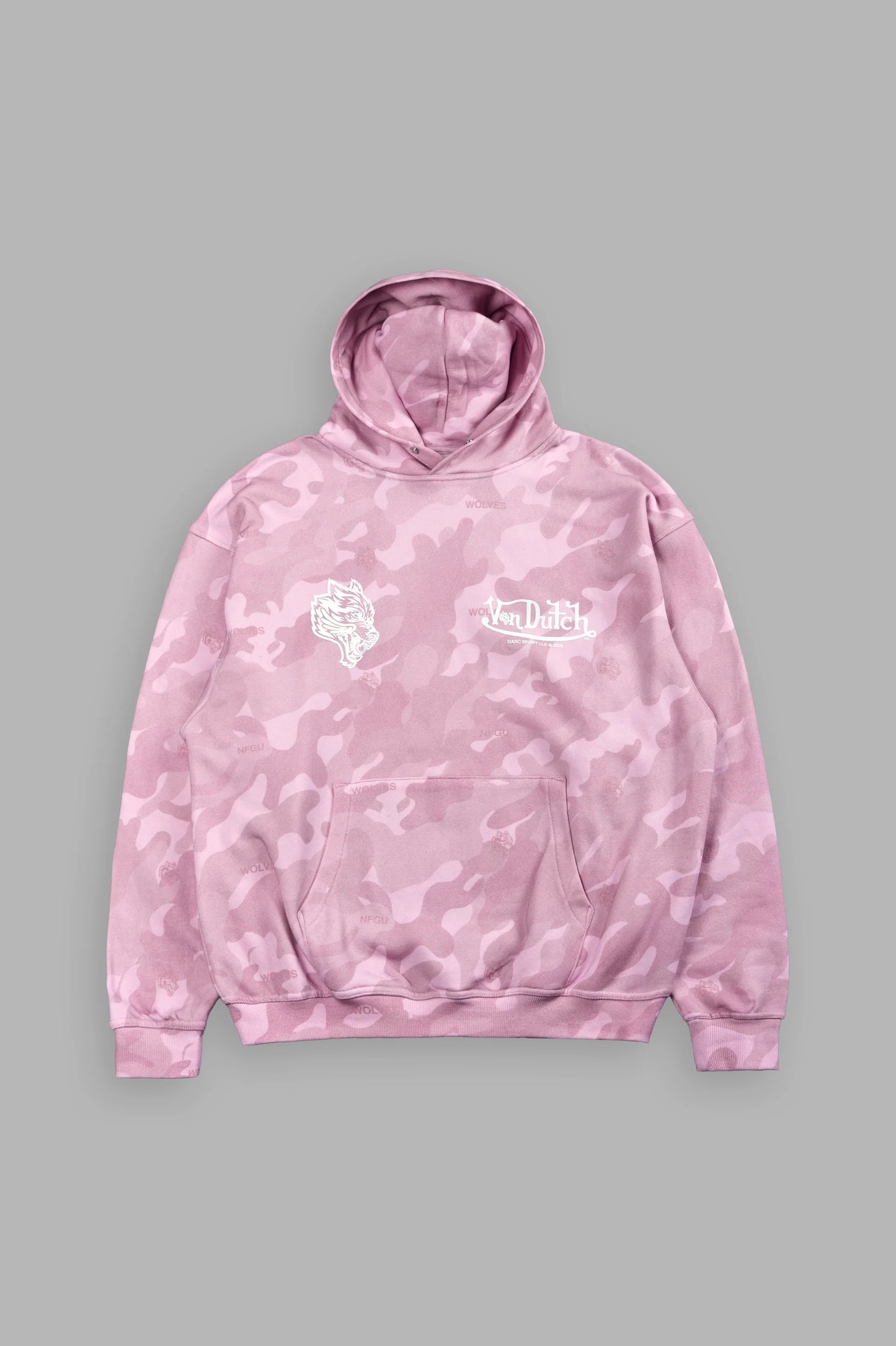 DS/VD-0169 Von Wild Pierce Hoodie in DSVD Bubblegum Camo