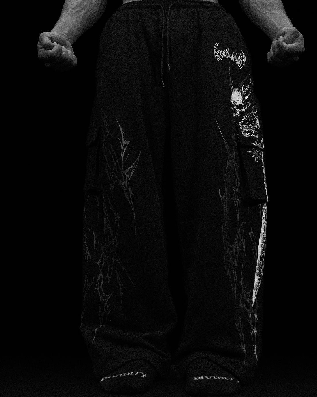 BD-0073 Gargoyle Banana Shape Cargos [VOID BLACK]