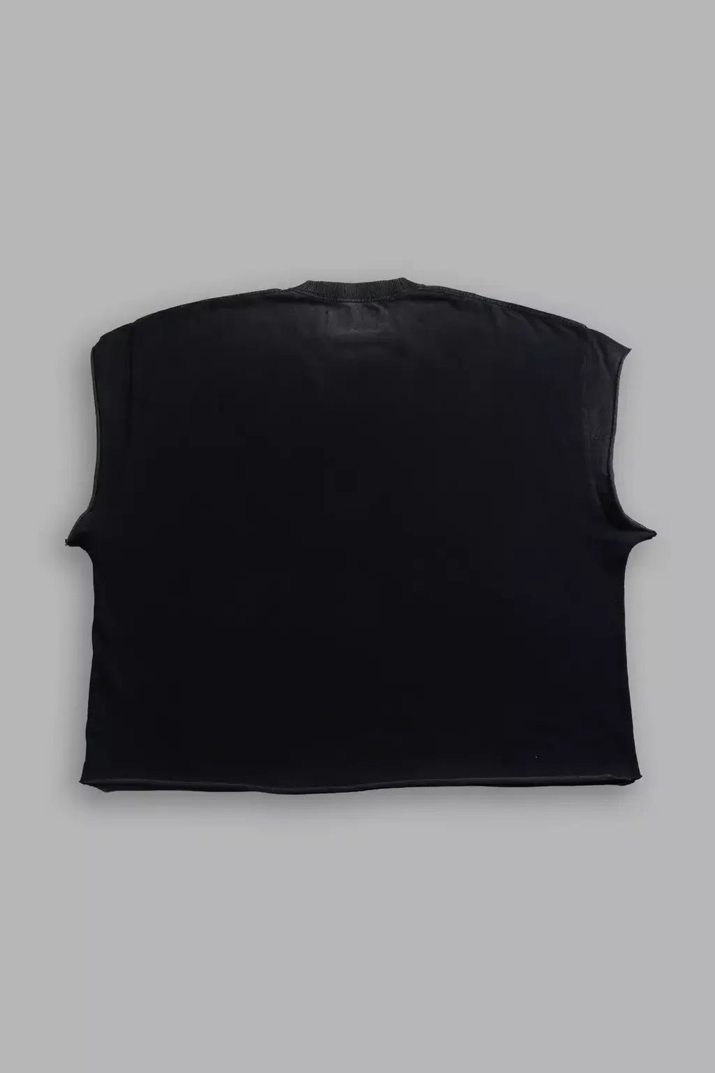 DS/HAR-0063 Iron Fire “Grunge” Cut-Off Tee in Black