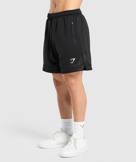 GS-0022 Campus Mesh Shorts - Black