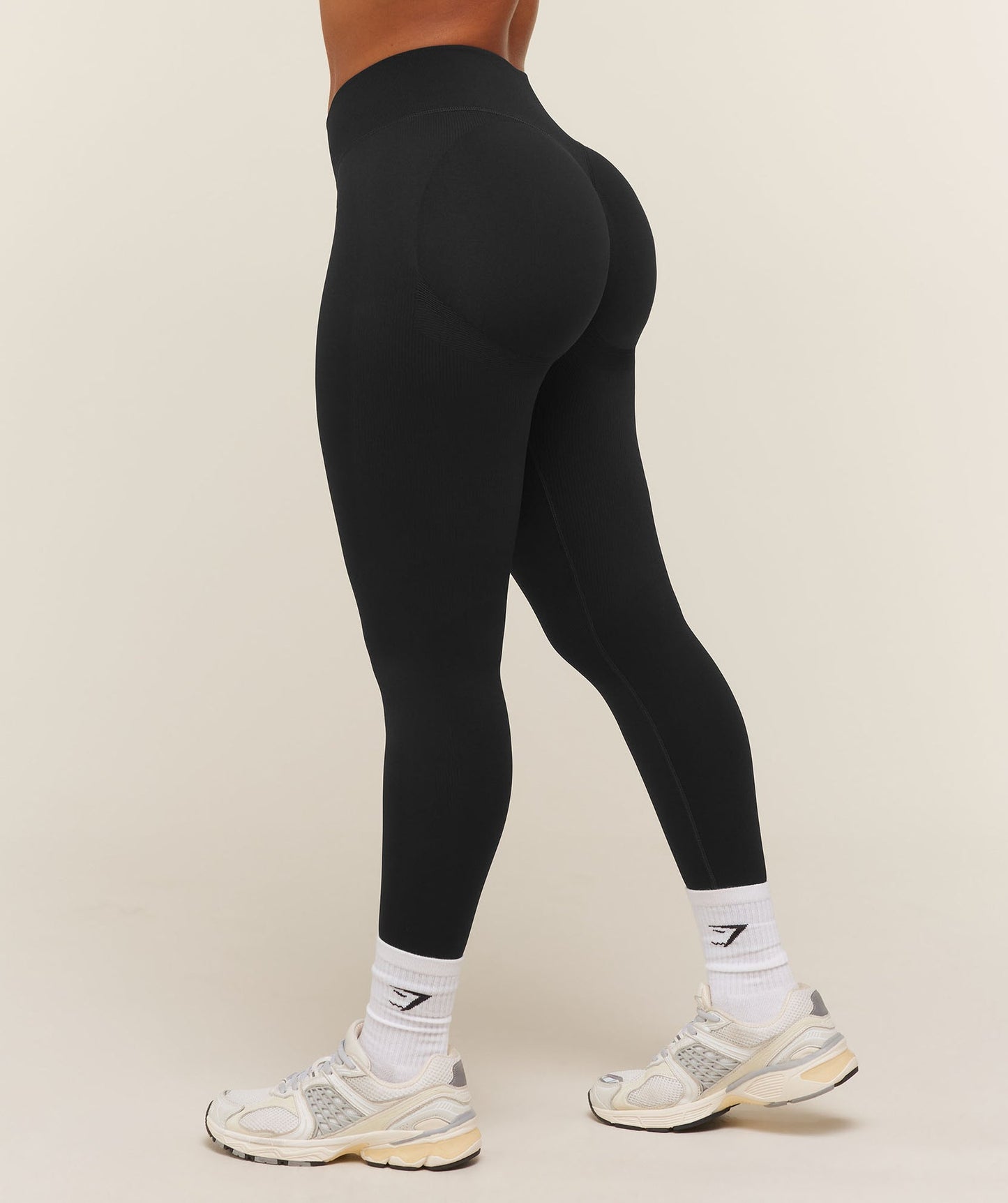 GSA-0146 Lift Seamless 2.0 Mid-Rise Leggings - Black