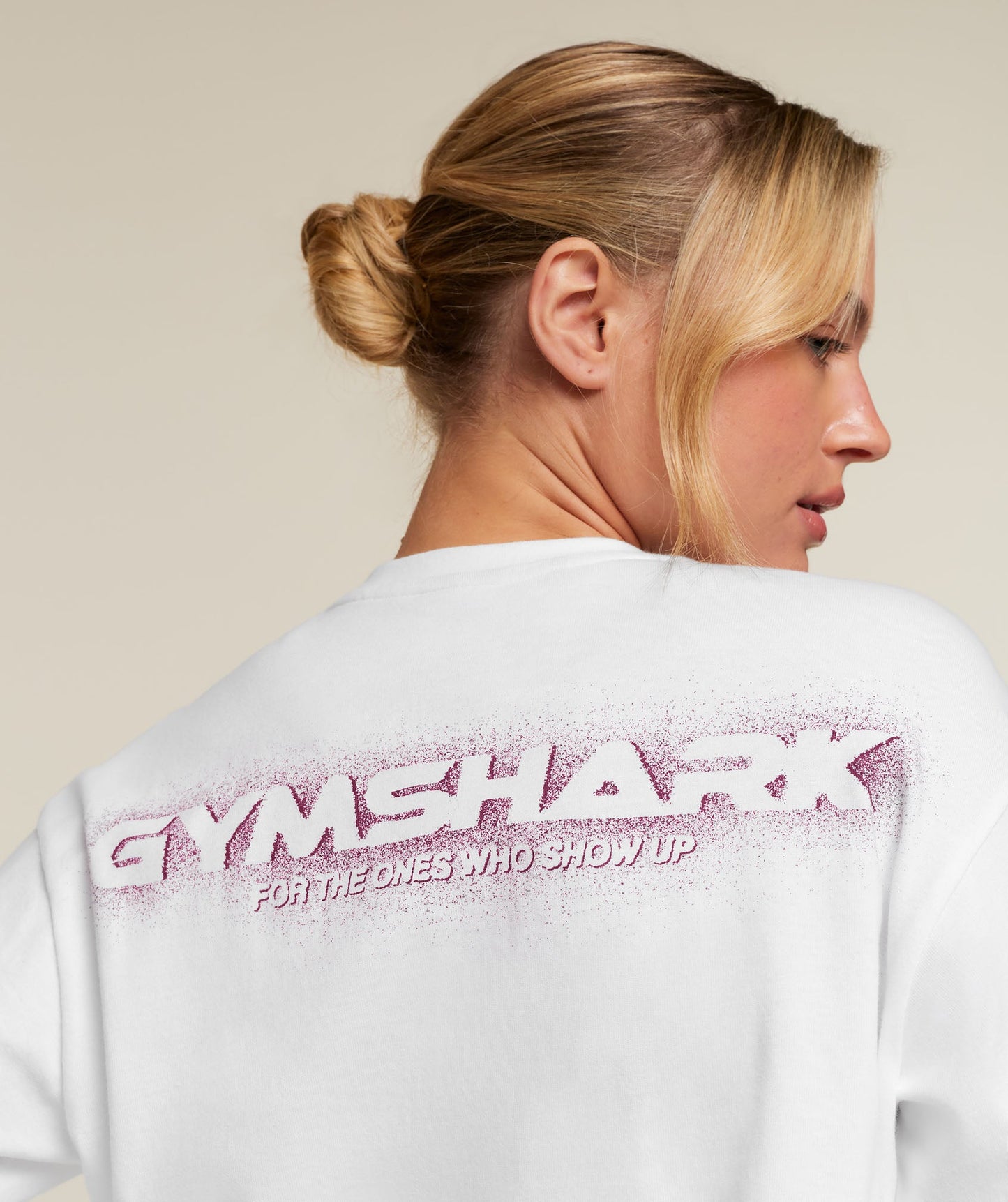GSW-0081 For The Ones Who Show Up Graphic Long Sleeve Top - White
