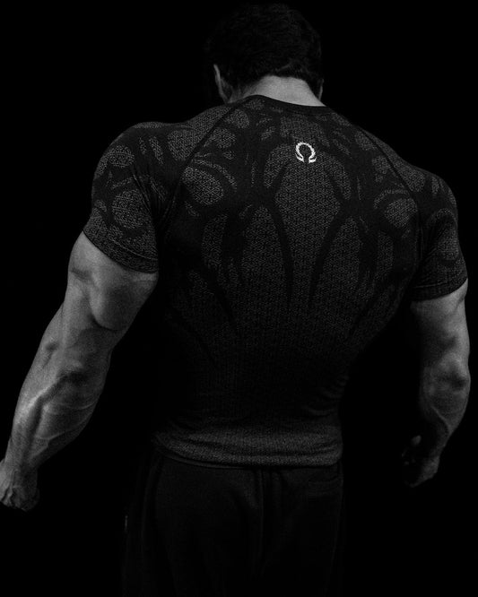 BD-0110 Doom Tech™ Armored shortsleeve Compression [VOID BLACK]