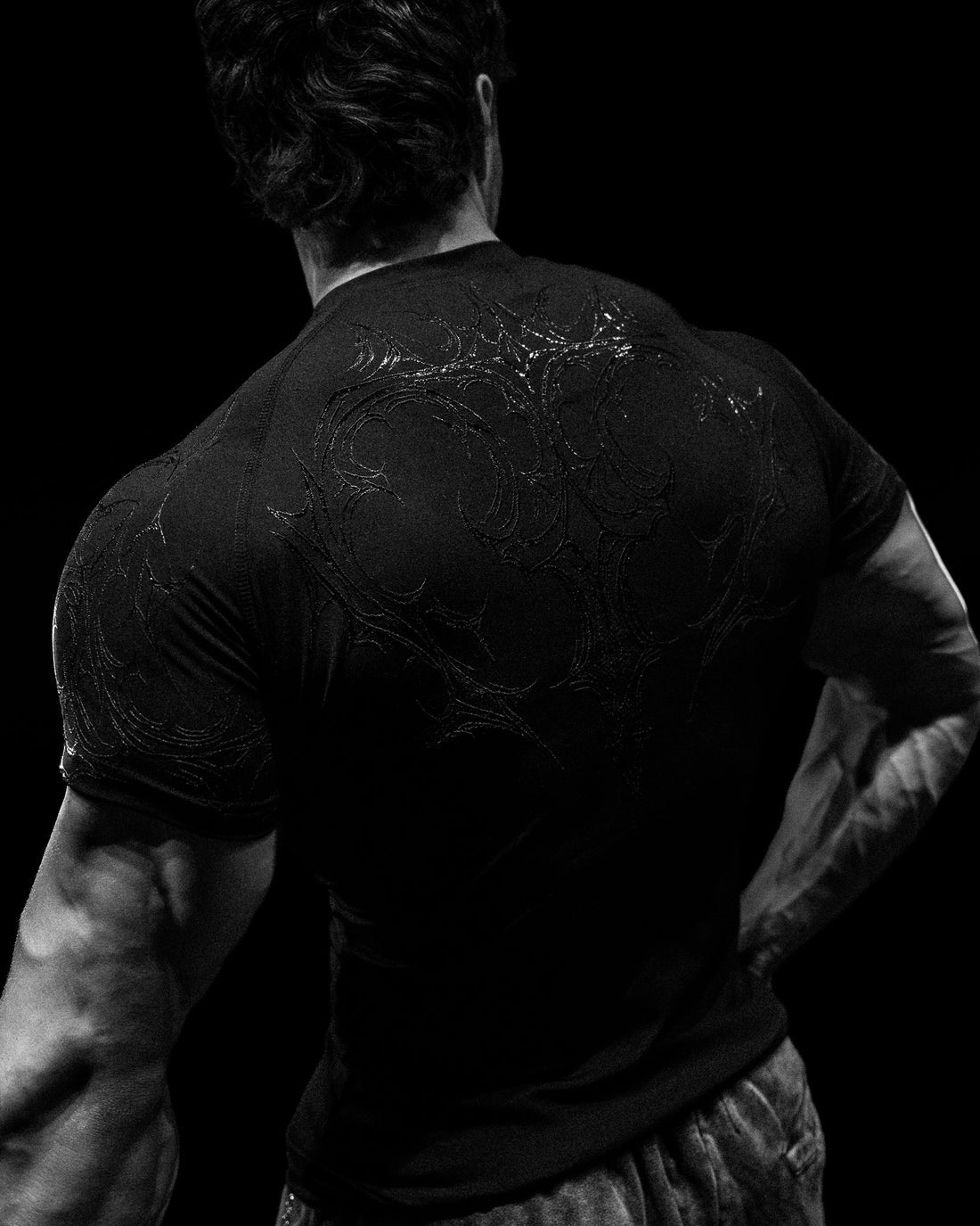 BD-0108 Void Tech™ Venom Texture shortsleeve Compression [DARKNESS]
