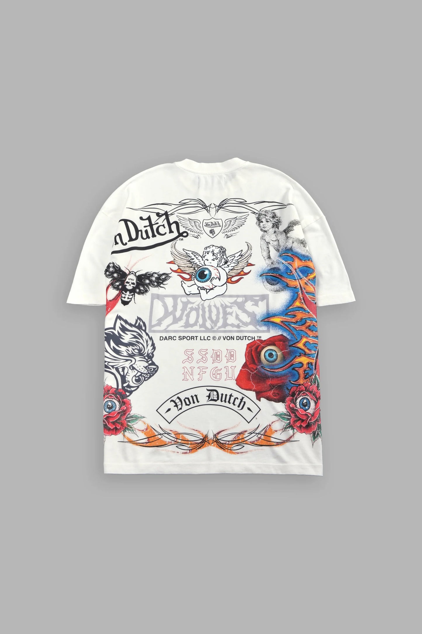 DS/VD-0084 Kulture Klash Premium Oversized Tee in Cream