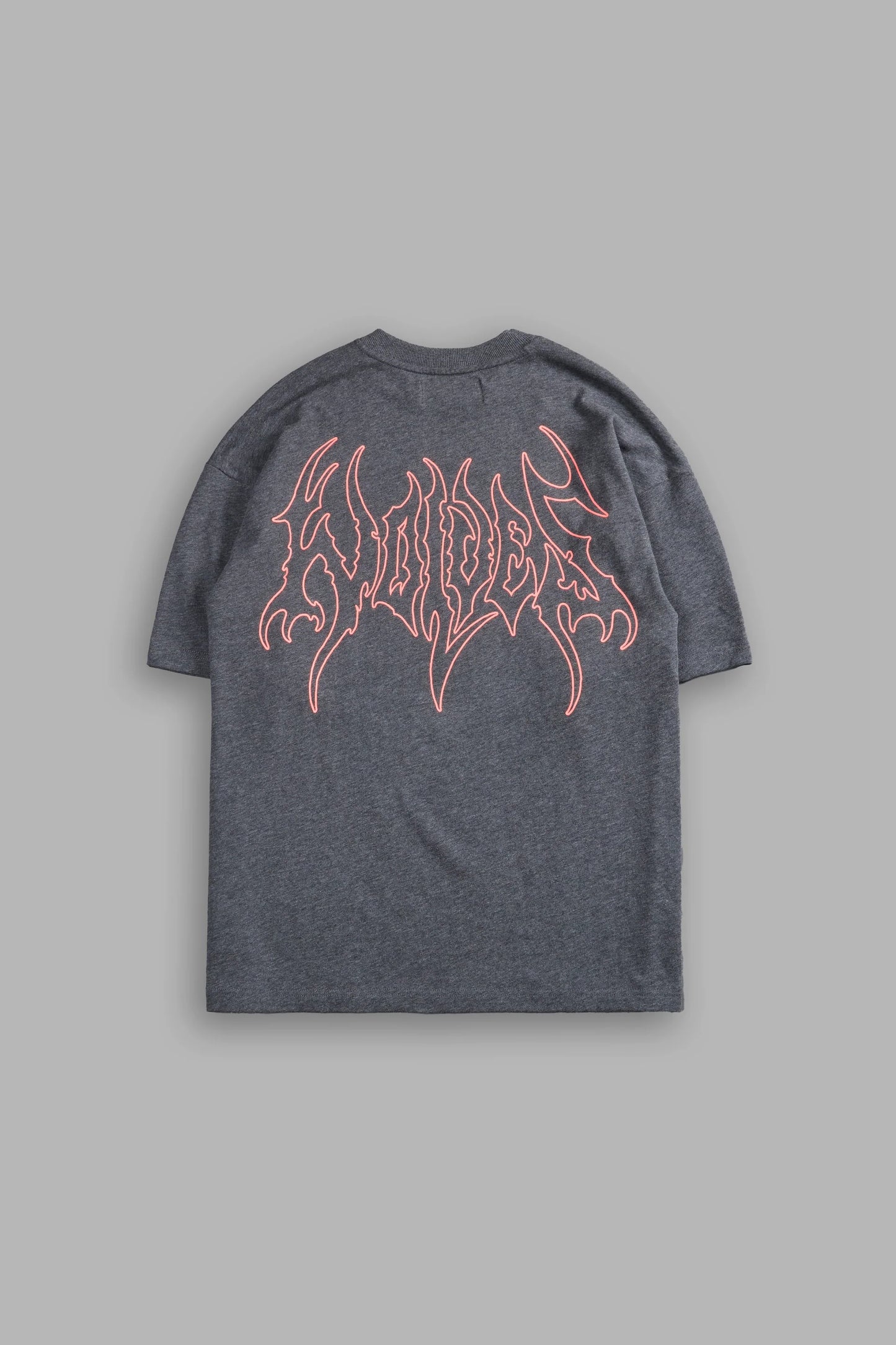 DS-0187 Iron Flame “Premium” Oversized Tee in Darc Heather Gray