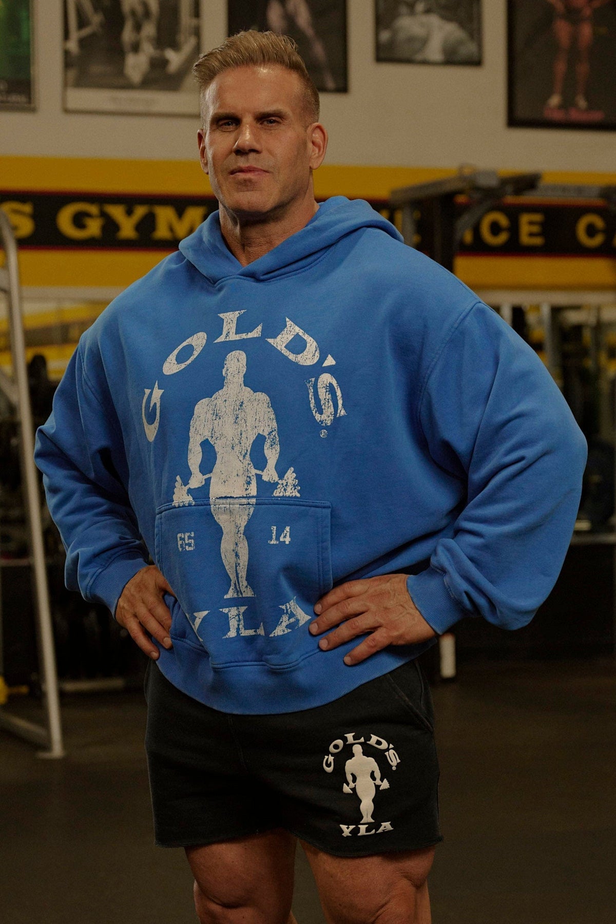 5161 - Golds Gym Classic Pullovers - Blue Wash