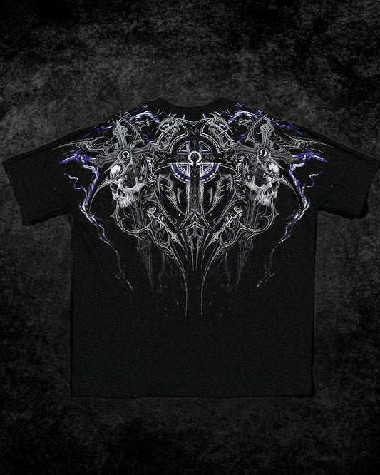 BD-0063 Resurrection Oversized T-Shirt [HOLLOW PURPLE]