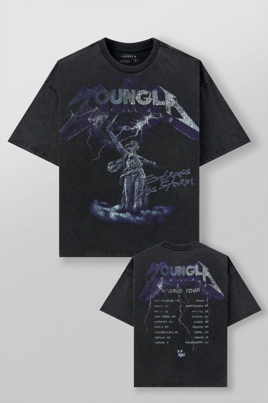 4032 - VINTAGE WORLD TOUR TEES - UNTAMED THUNDER