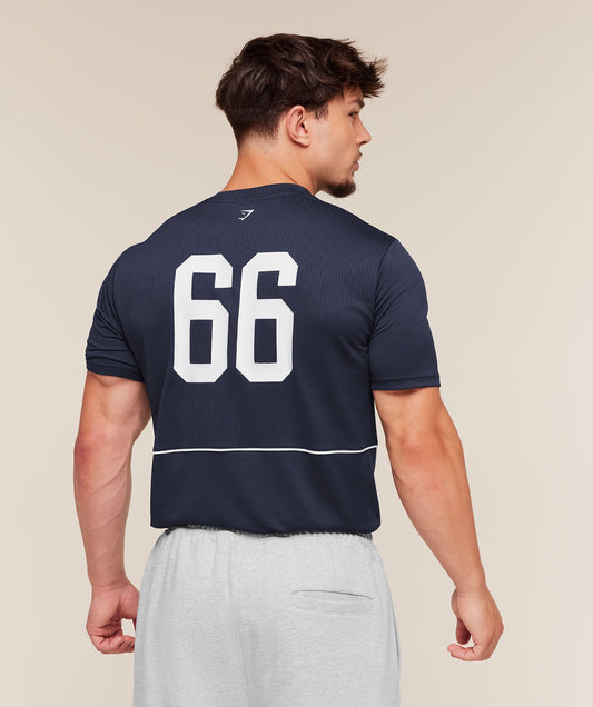 GS-0116 Collegiate Tech T-Shirt - Heavy Blue