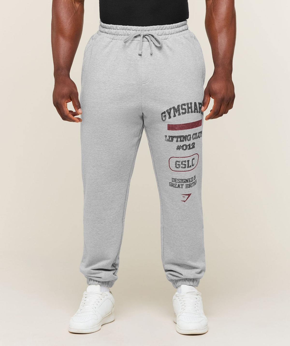 GS-0147 Global Lifting Pants - Light Grey Core Marl