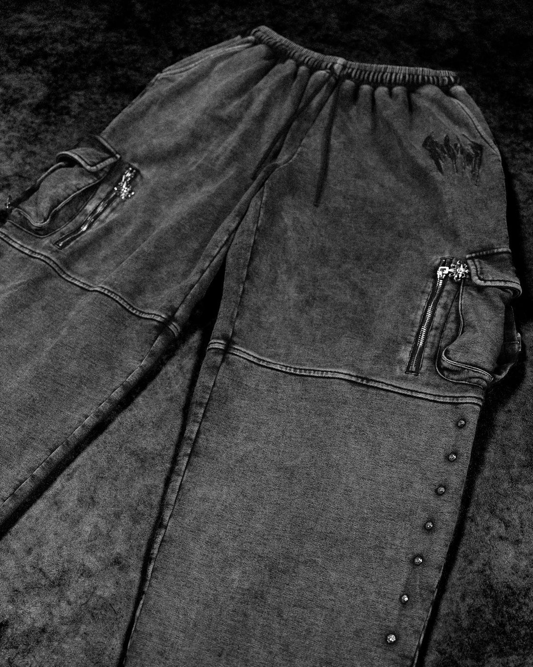 BD-0072 Metallic Tactical Uncuffed Cargos [VINTAGE]