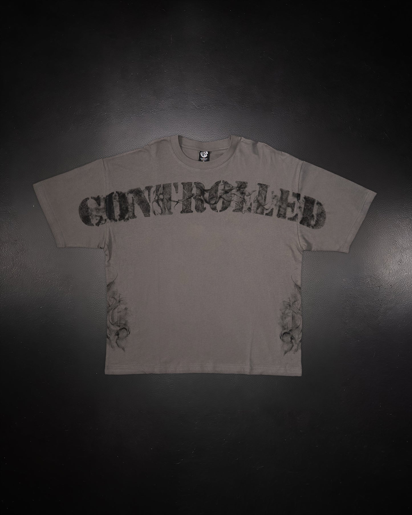 SMOKE LIGHTWEIGHT TEE Grey - Controlled