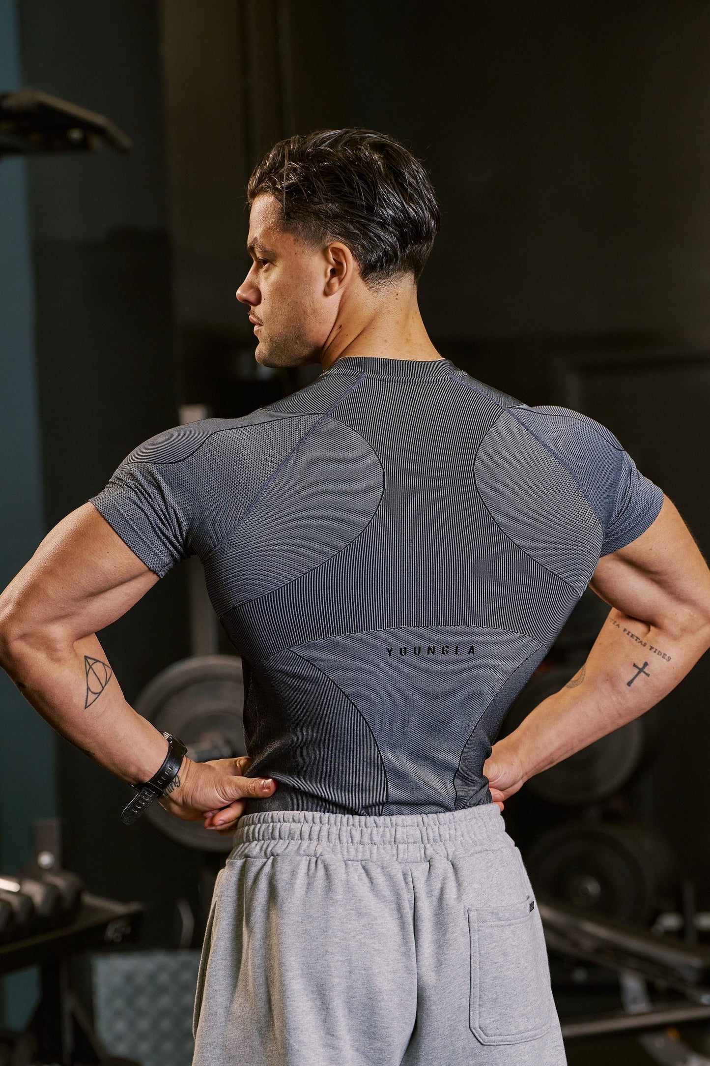 4339 - Forme Compression Tees - Grey