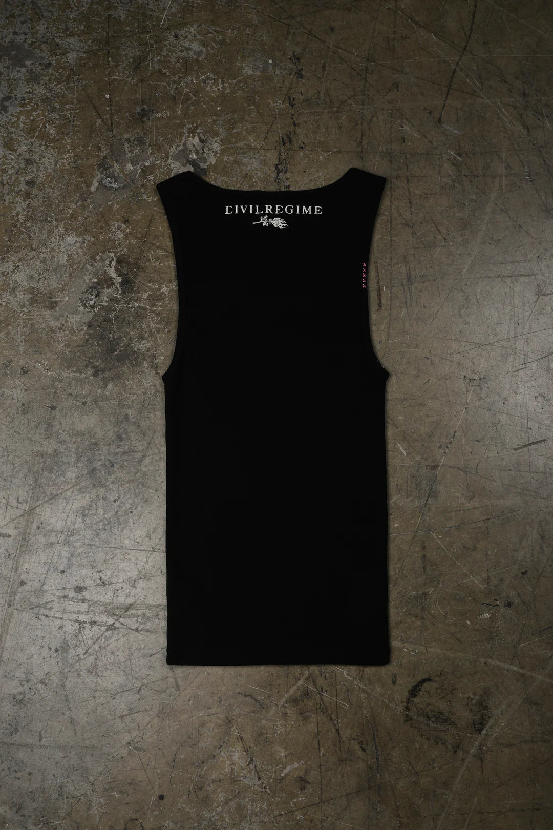 Civil Dispute Tank Top in Black