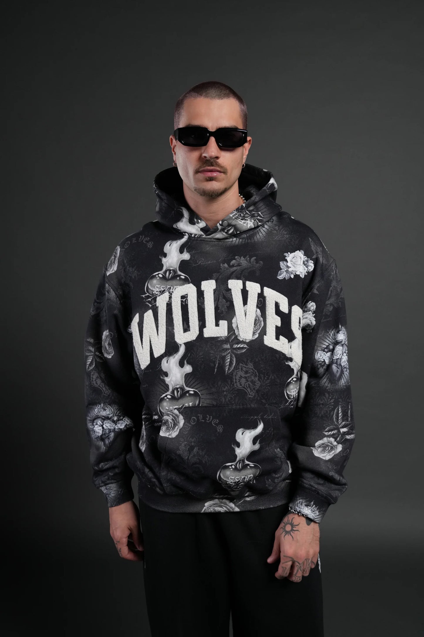 DS-0101 Always Loyal “Pierce” Hoodie in Corazon de Oscuridad Total