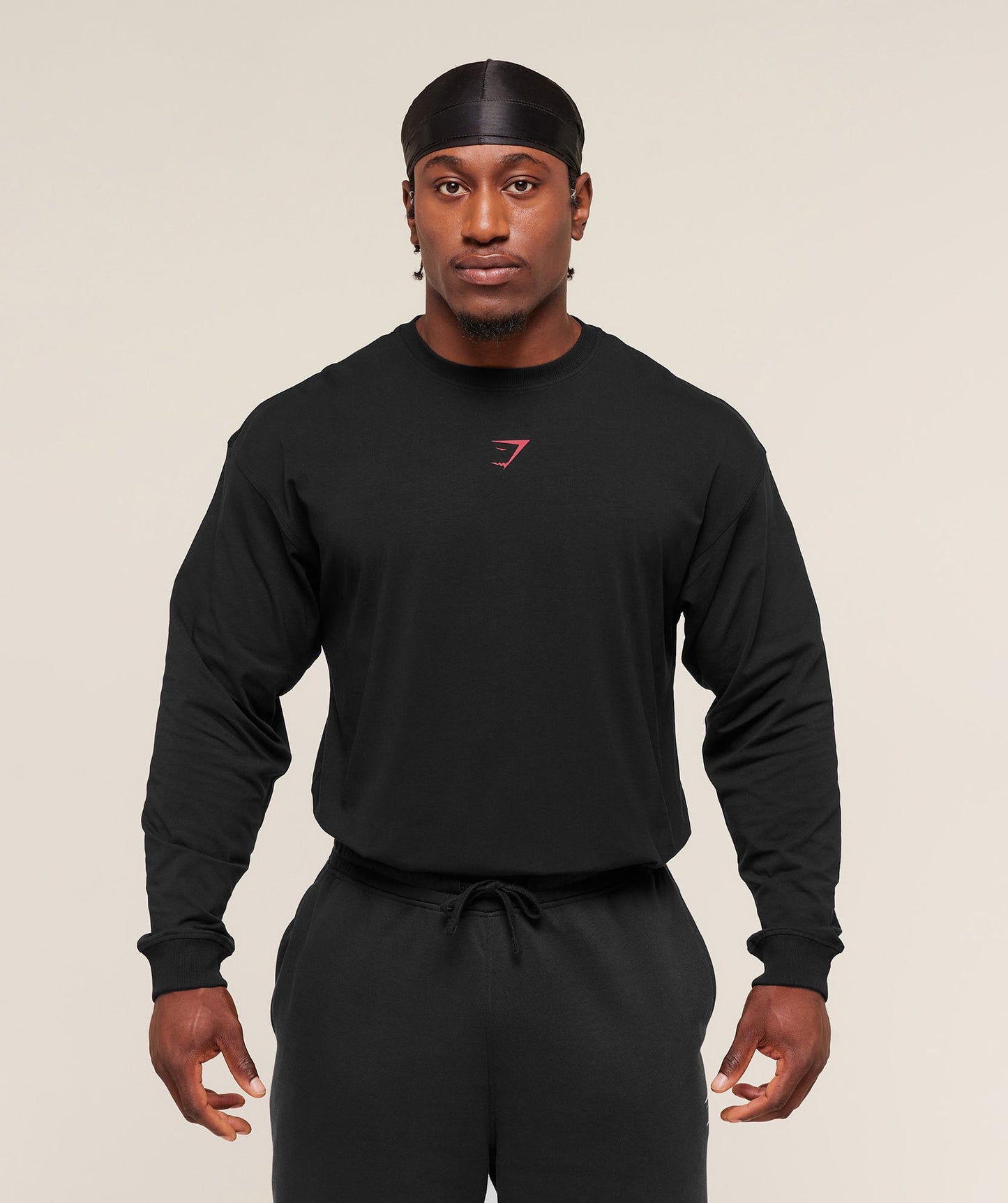 GS-0124 Power Long Sleeve T-Shirt - Black/Asphalt Grey