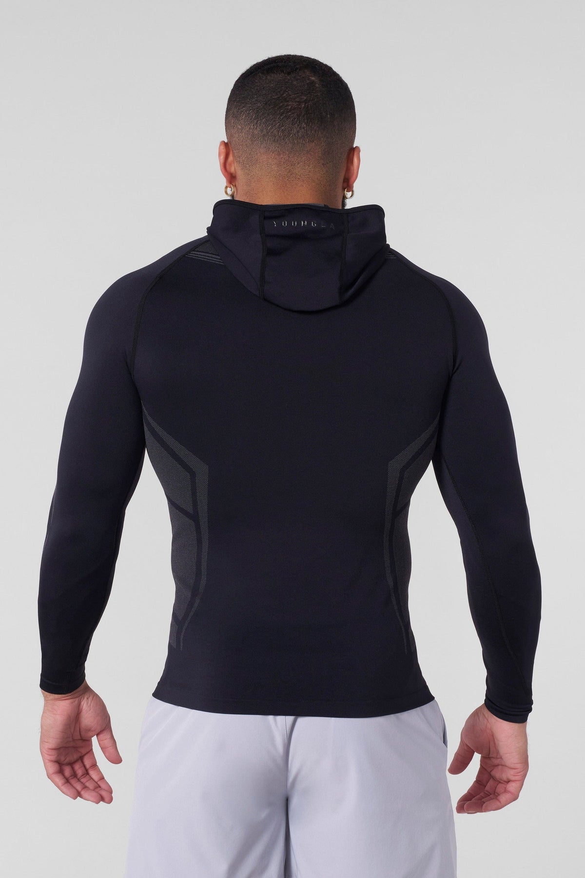 8062 - Warrior Compression Hoodies - Black