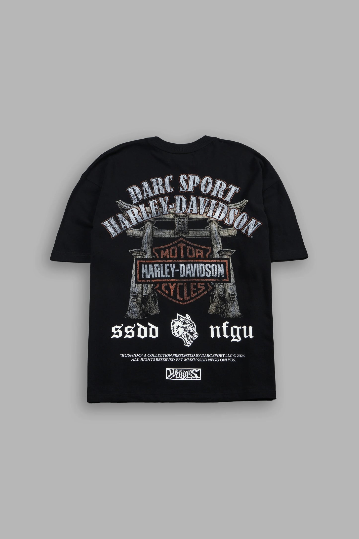 DS-0234 Mori Blosson Premium Tee in Black
