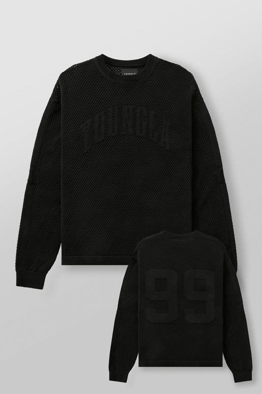 8016 - 99 Knit Longsleeves - Black