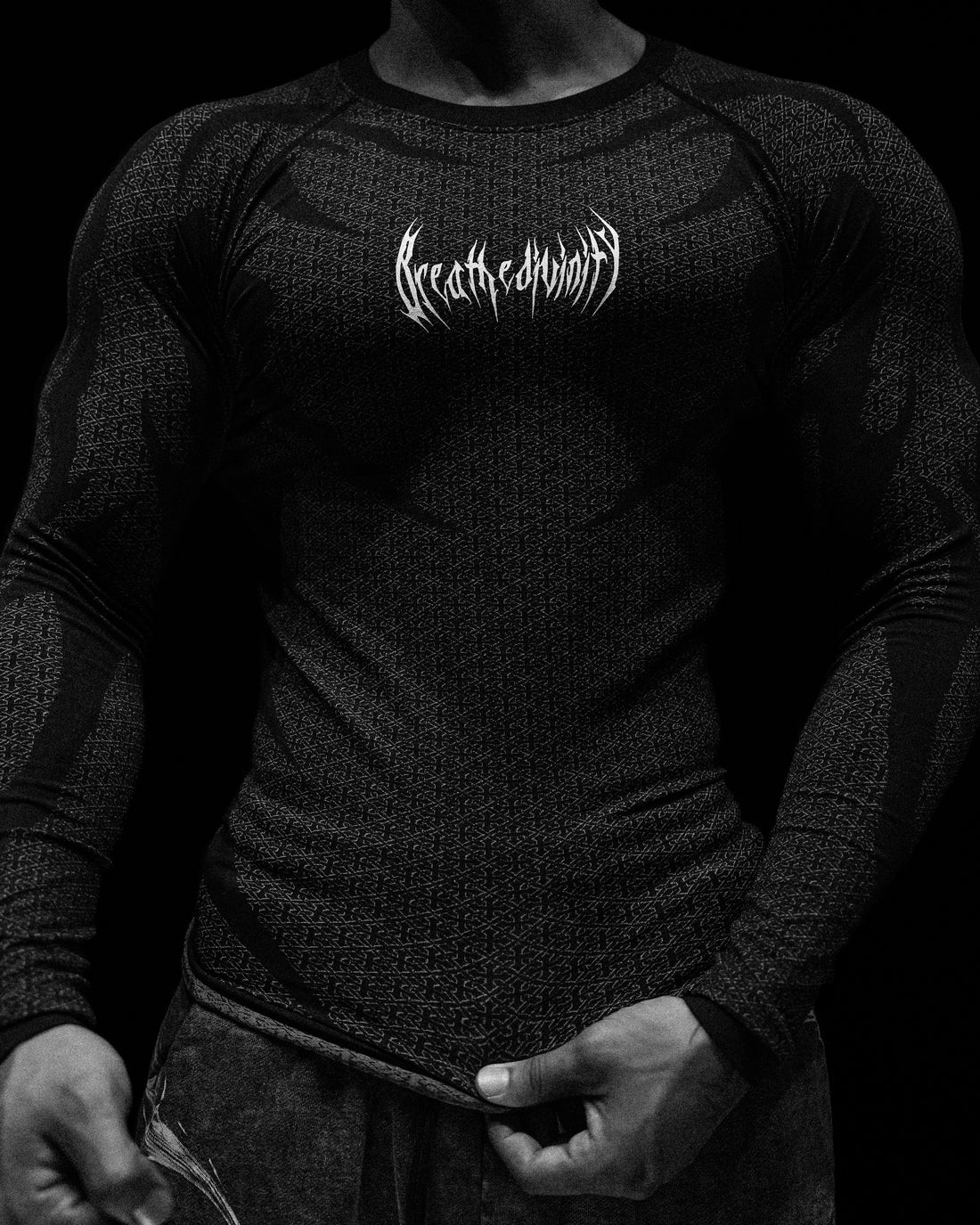 BD-0089 Doom Tech™ Armored Longsleeve Compression [MIDNIGHT]