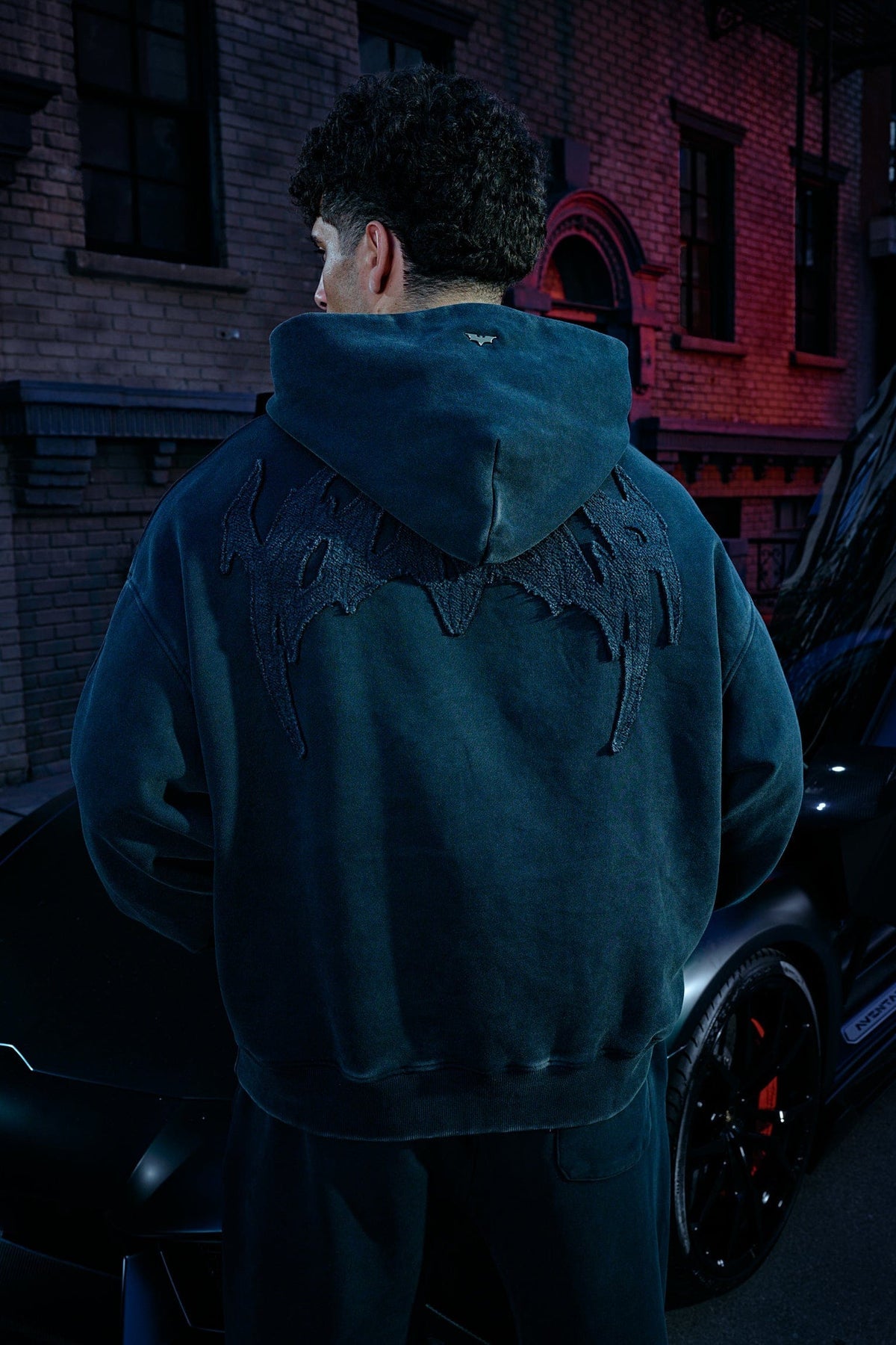 5173 - Batman Stealth Hoodies - Black Wash