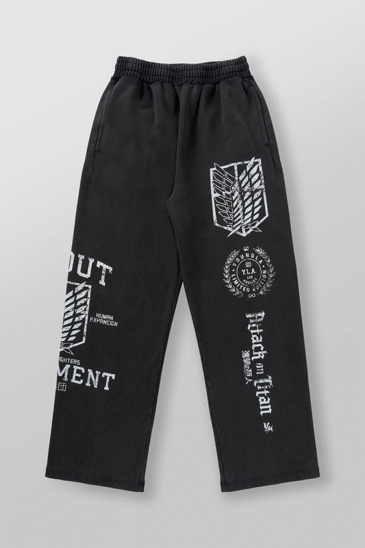 2128 - AOT x YLA Baggy Joggers - Regiment Freedom
