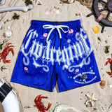 Civil Athletik Reversible Mesh Shorts in Blue Black