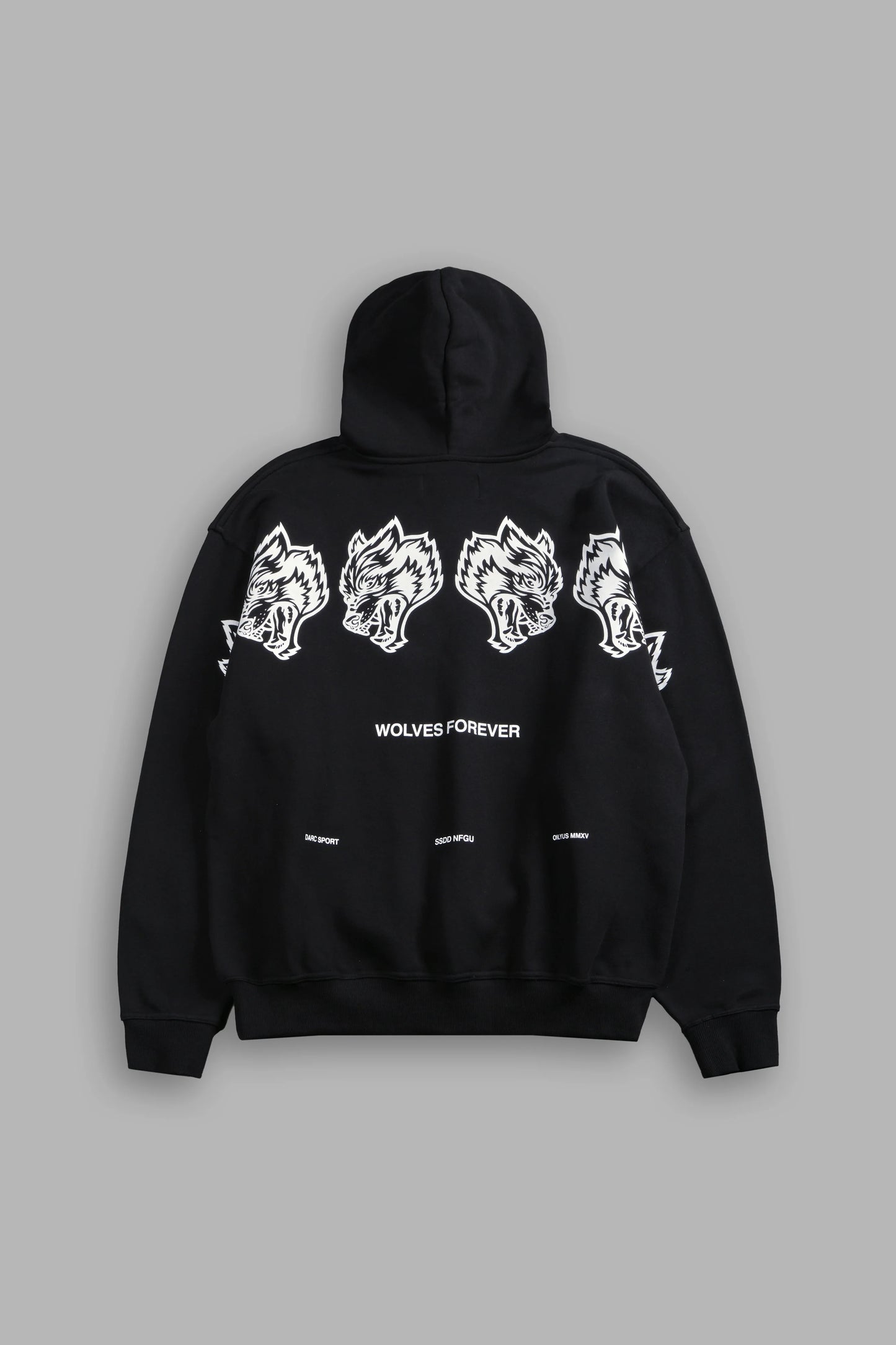DS-0199 Wolves Have Your Back “Pierce” Hoodie in Black