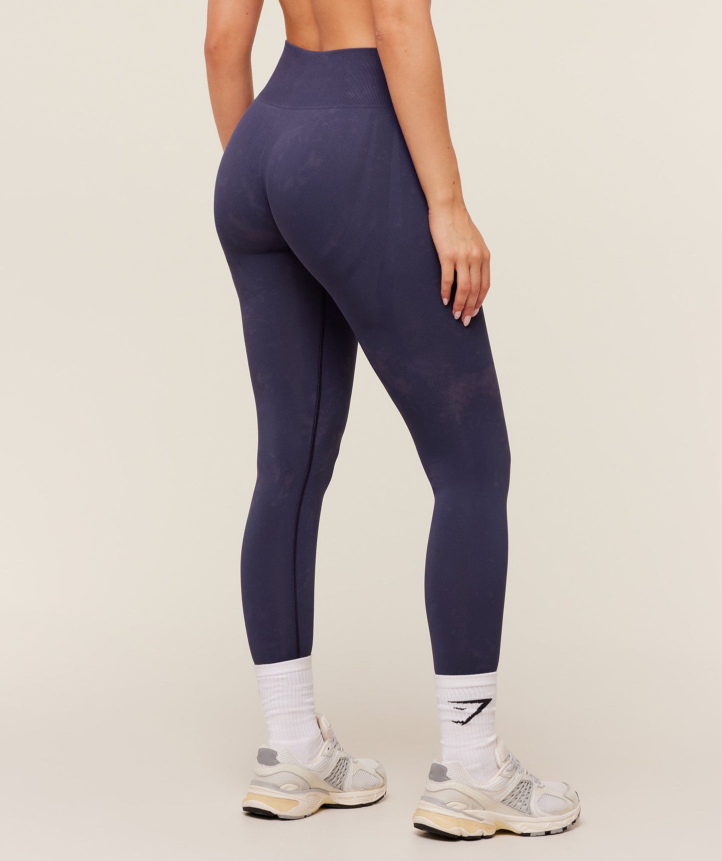 GSW-0101 Washed Leggings - GS Midnight Purple/WASH