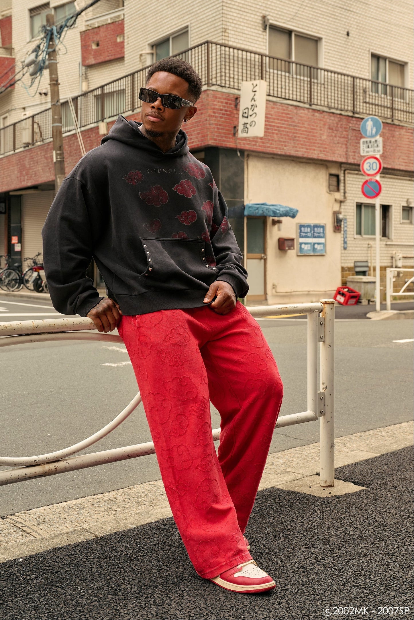 2109 - Naruto Cloud Sweats - Red Wash