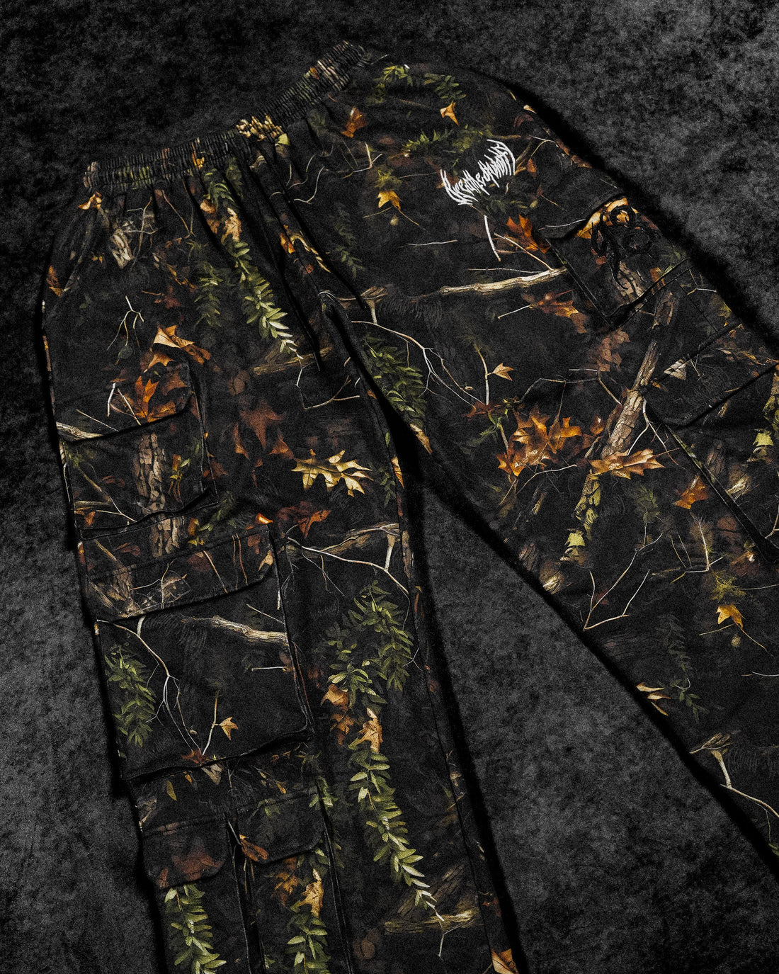 BD-0105 Camo Oversized Luxury Cargos [OVERGROWTH CAMO]