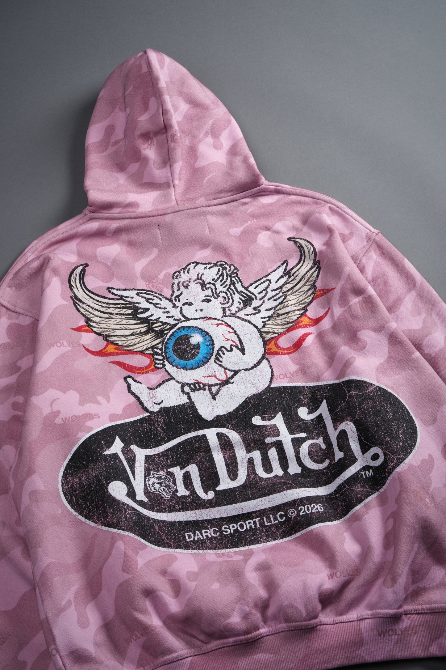 DS/VD-0169 Von Wild Pierce Hoodie in DSVD Bubblegum Camo