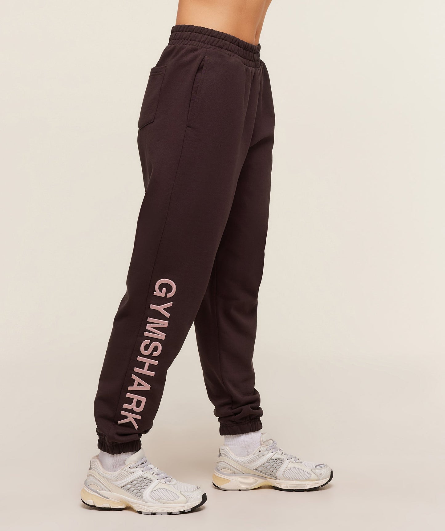 GSW-1034 Embroidered Logo Joggers - Cherry Purple