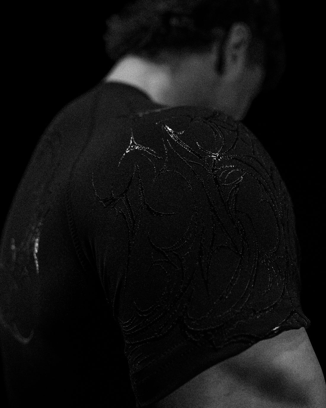 BD-0108 Void Tech™ Venom Texture shortsleeve Compression [DARKNESS]