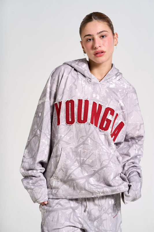 W551 - Hunting Season Hoodie - Grey Camo