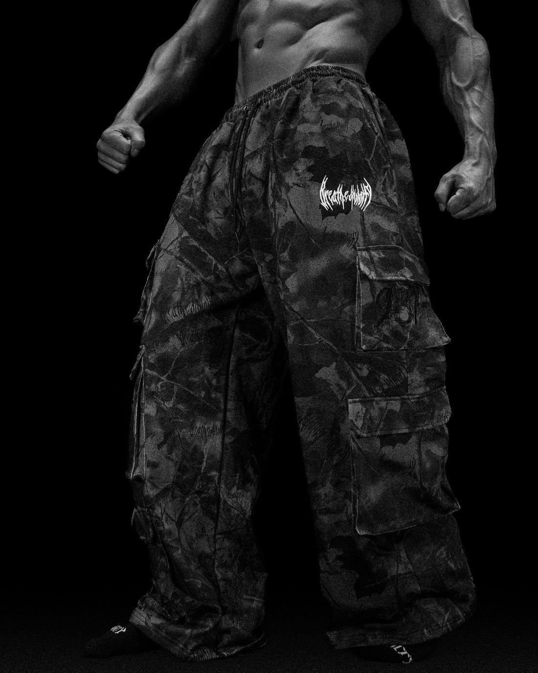 BD-0105 Camo Oversized Luxury Cargos [SPECTRE CAMO]
