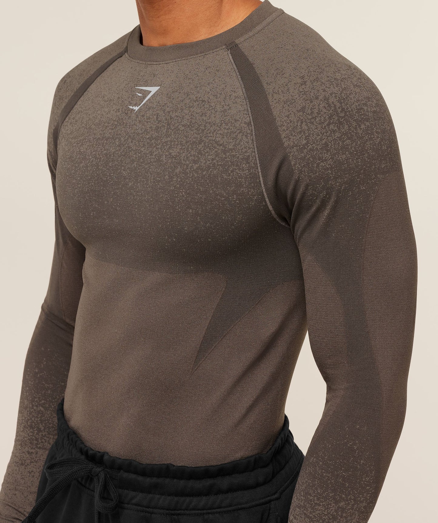 GS-0068 Shadow Seamless Long Sleeve T-Shirt - Camo Brown